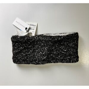 Treasure and Bond Black One Size Fleece Lined Headband NWT
